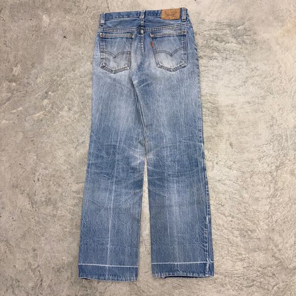 vintage Levi's 527 jeans Orange Tab Talon Zipper Great britain rare Wisker Fade - Picture 8 of 11